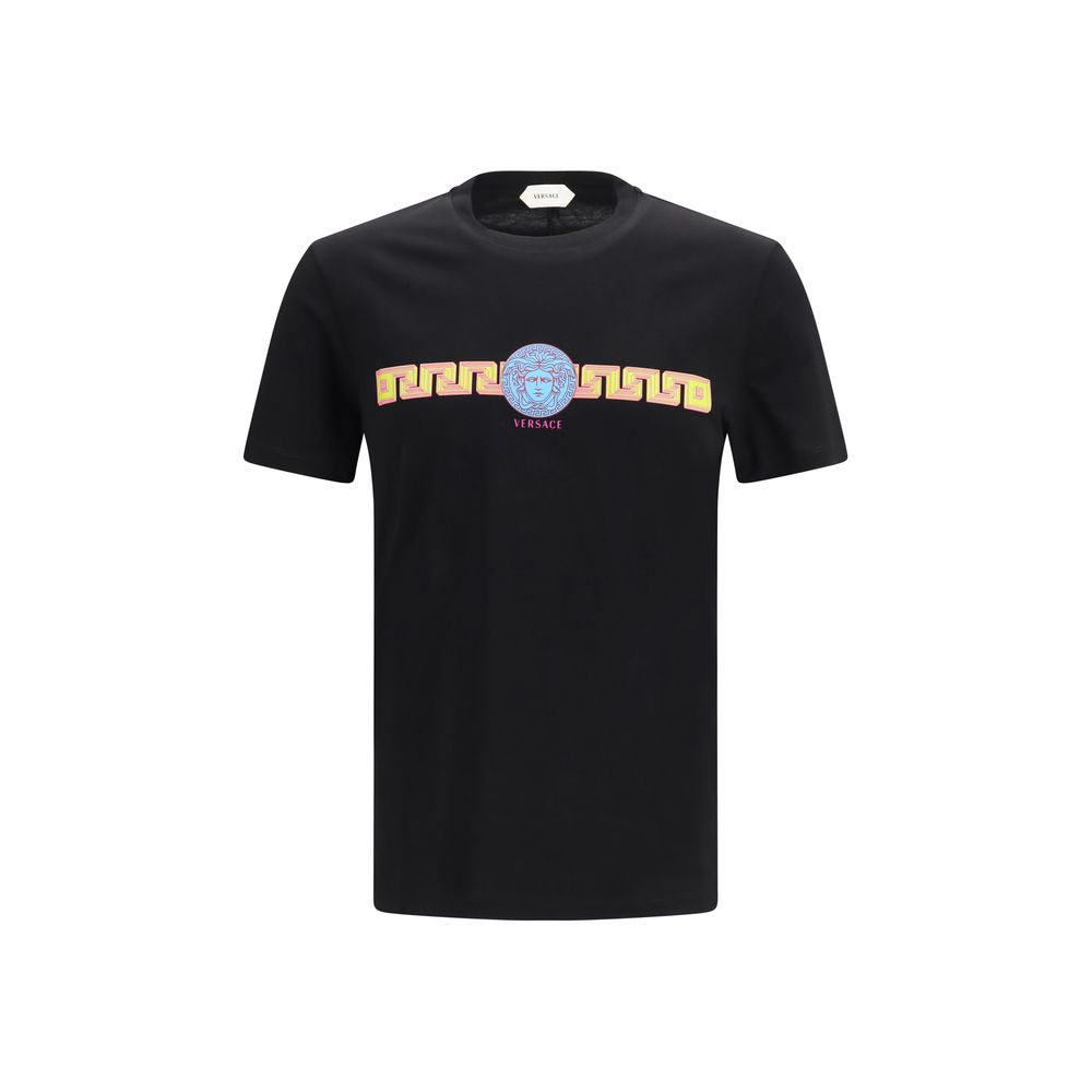 T-shirt Versace en coton noir