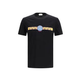 T-shirt Versace en coton noir