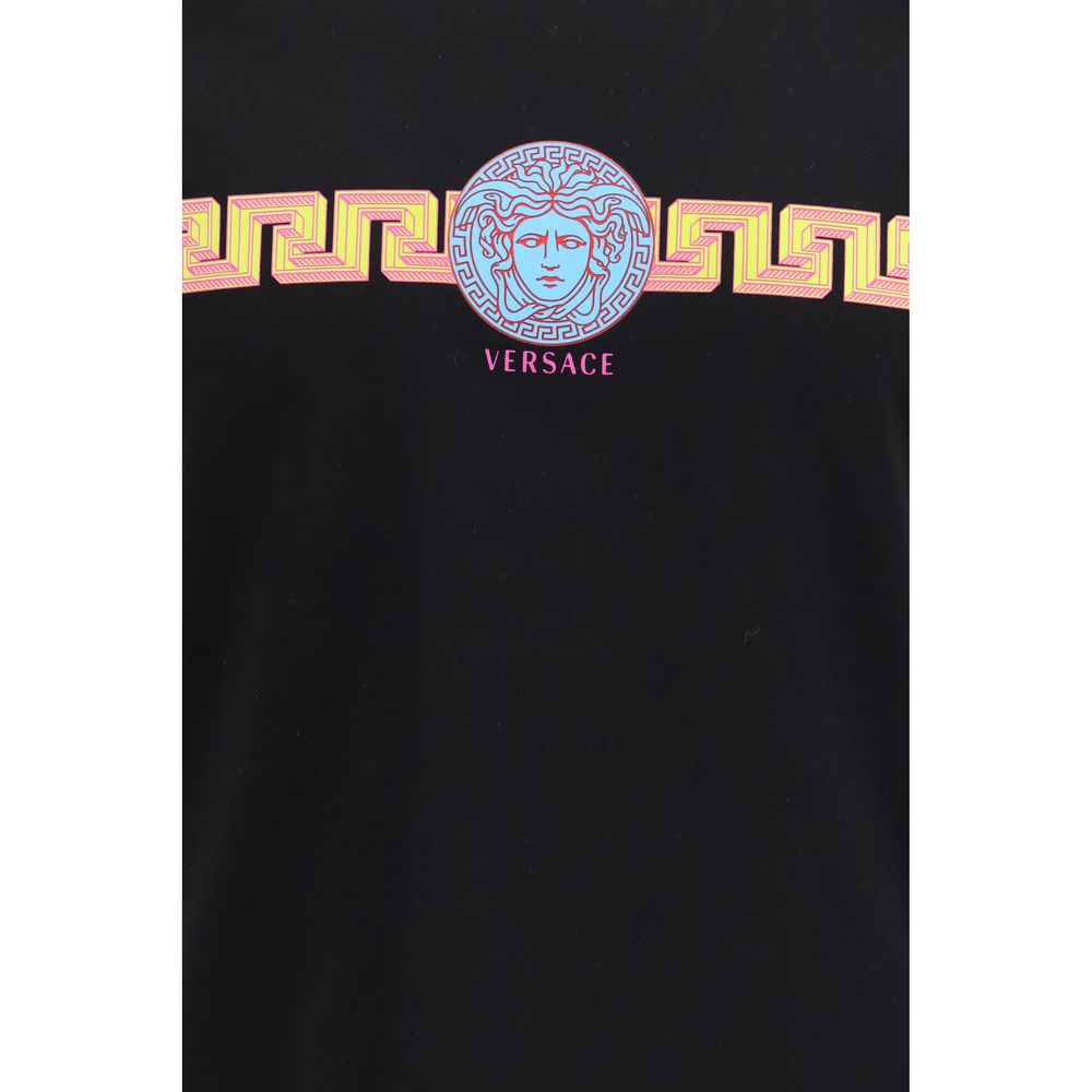 T-shirt Versace en coton noir