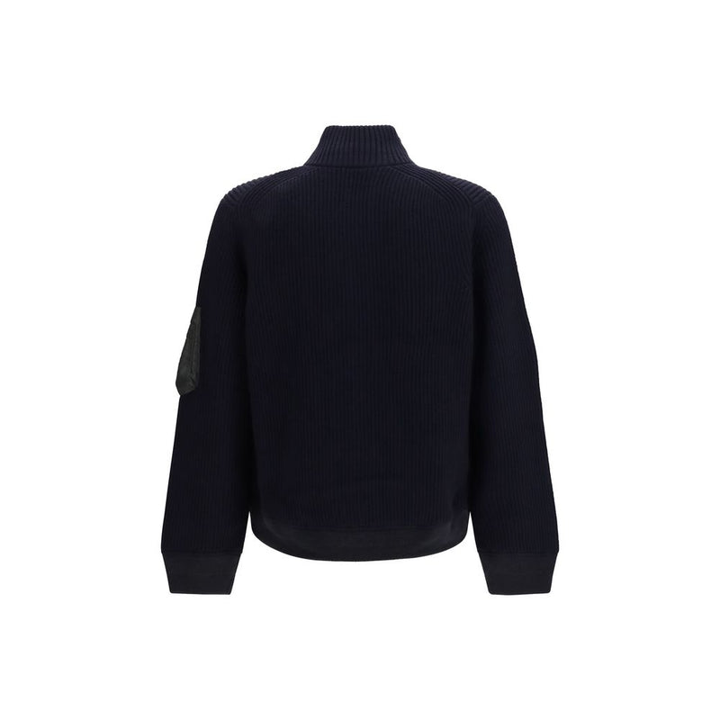 Sacai Blue Wool Oves Aries Sweatshirt