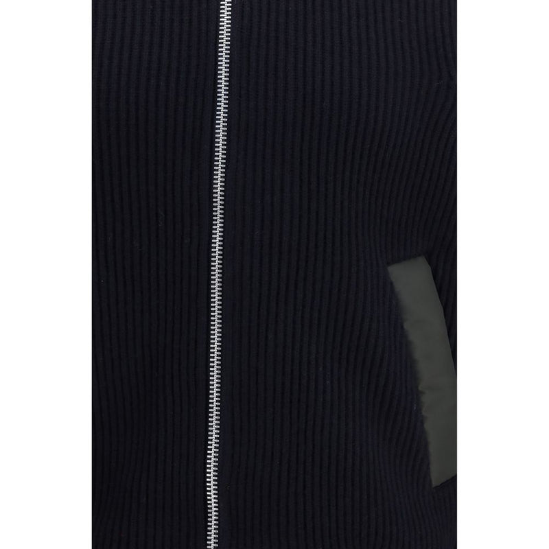 Sacai Blue Wool Oves Aries Sweatshirt