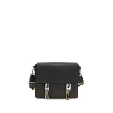 Sac porté épaule Fendi en cuir de veau noir Bos Taurus