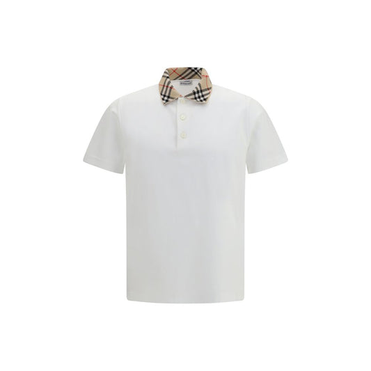 Burberry White Cotton Top