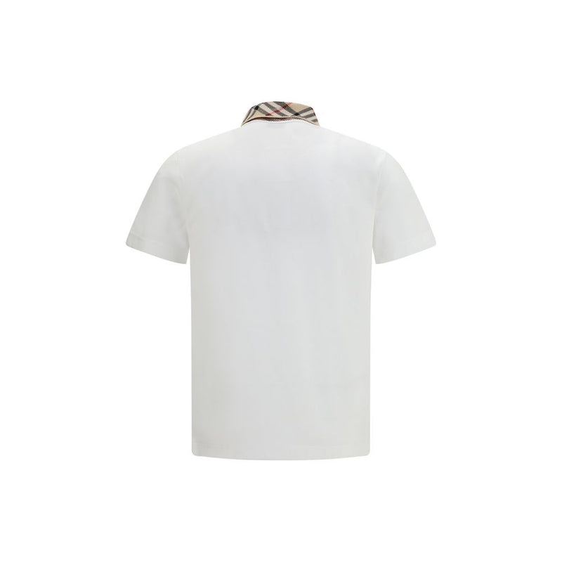Burberry White Cotton Top