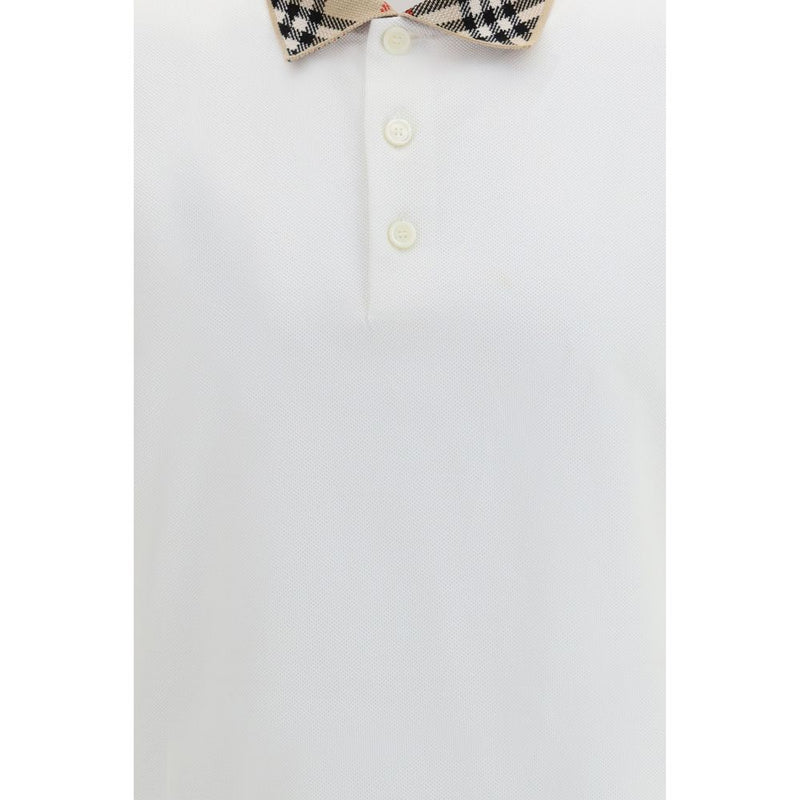 Burberry White Cotton Top