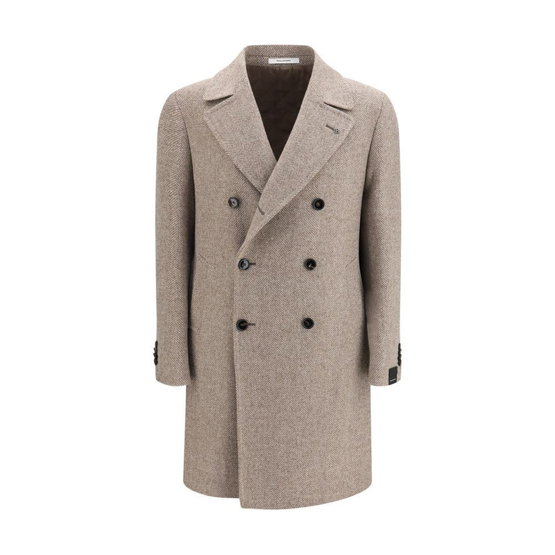 Tagliatore Beige Wool Oves Aries Coat