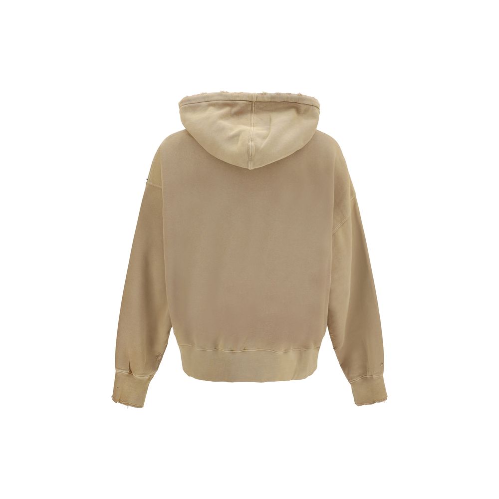 Sweat-shirt en coton marron Golden Goose