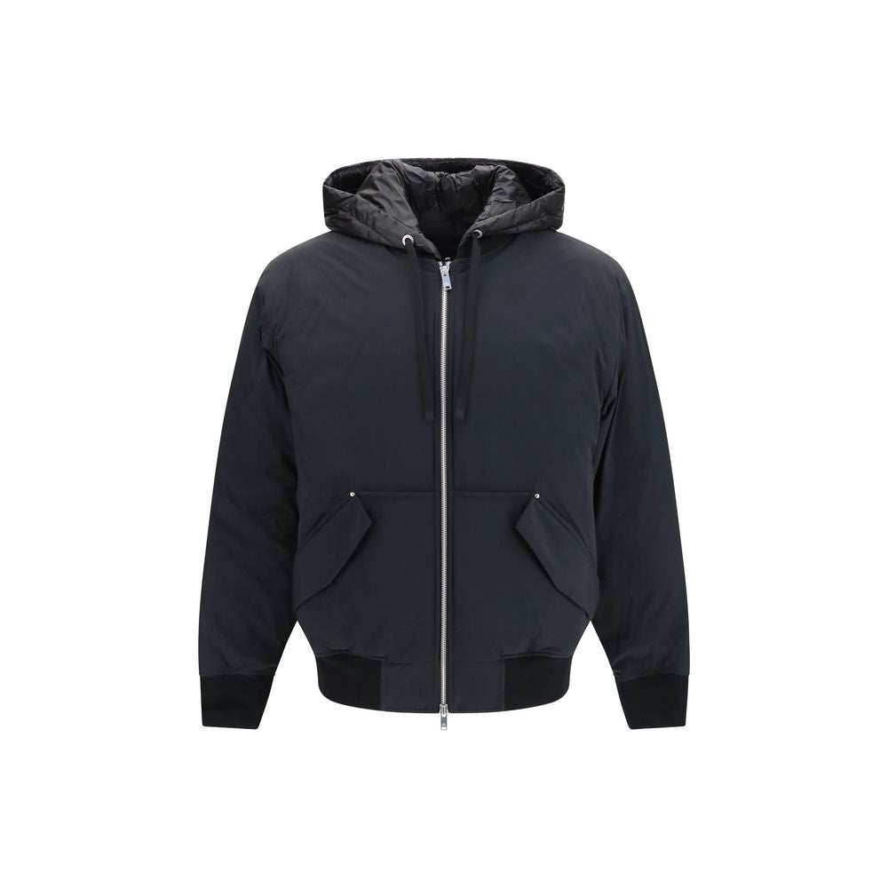 Veste longue Moose Knuckles en nylon noir