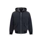 Veste longue Moose Knuckles en nylon noir