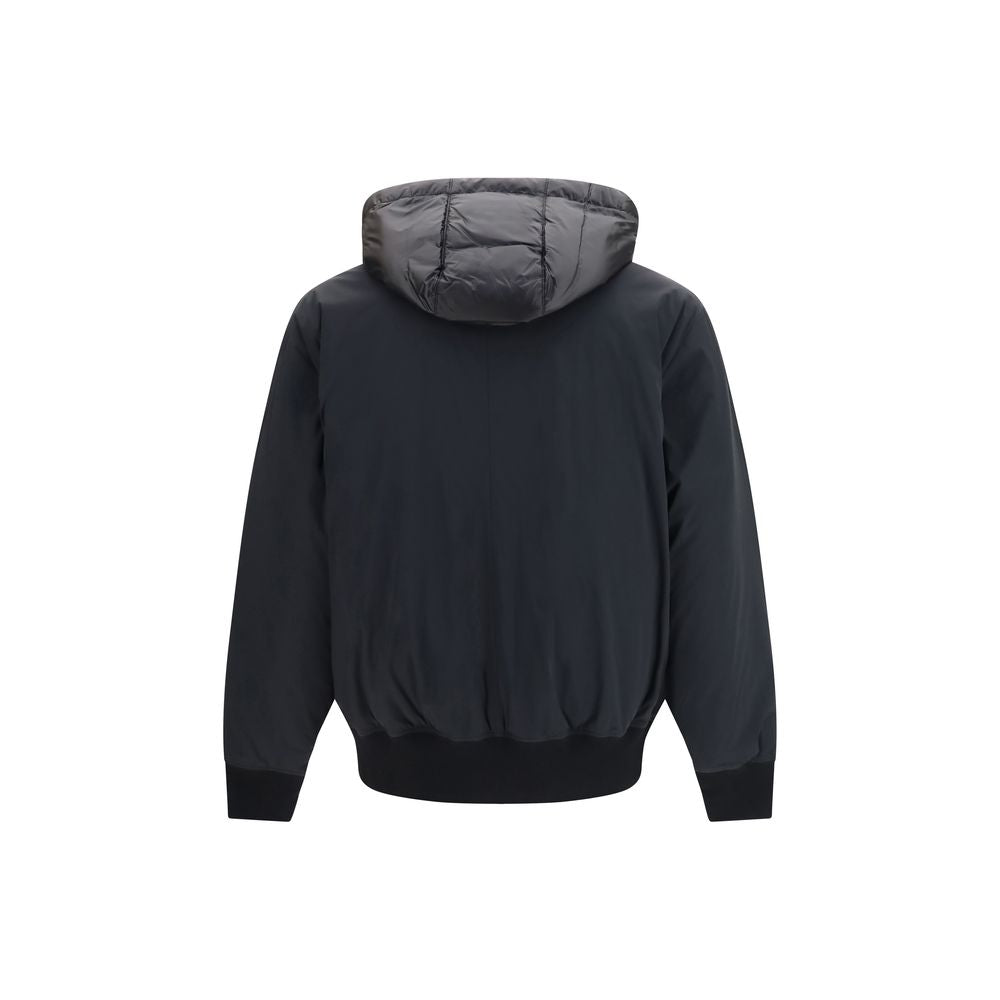 Veste longue Moose Knuckles en nylon noir