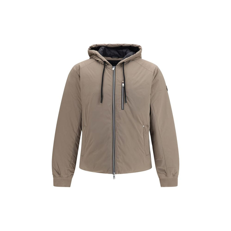 Moose Knuckles Beige Nylon Full-Length Jacket