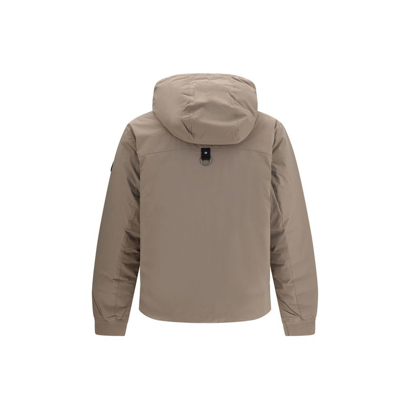 Moose Knuckles Beige Nylon Full-Length Jacket