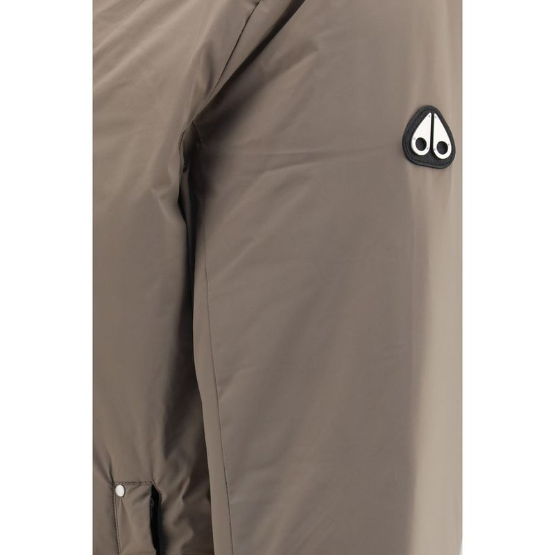 Moose Knuckles Beige Nylon Full-Length Jacket