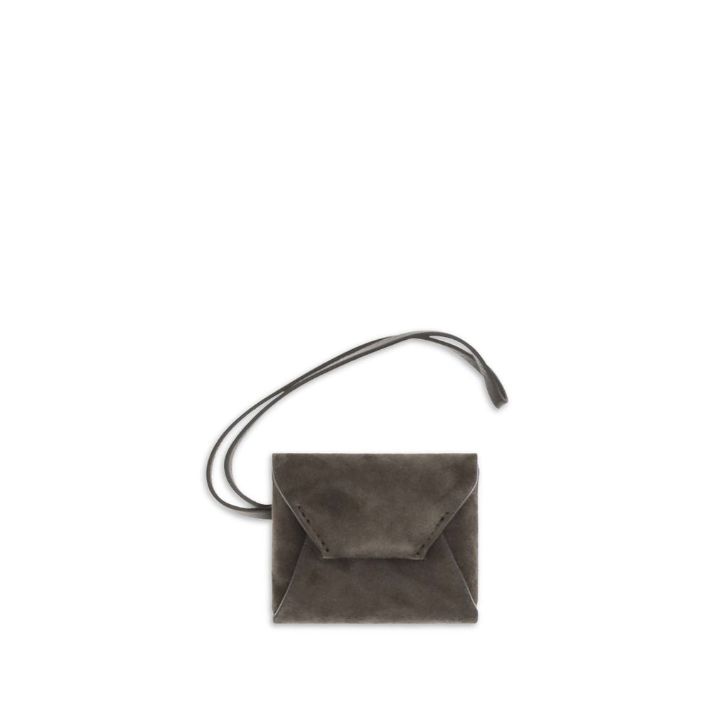 Brunello Cucinelli Autres accessoires en cuir de veau marron Bos Taurus
