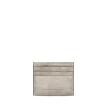 Portefeuille Brunello Cucinelli en cuir de veau gris Bos Taurus