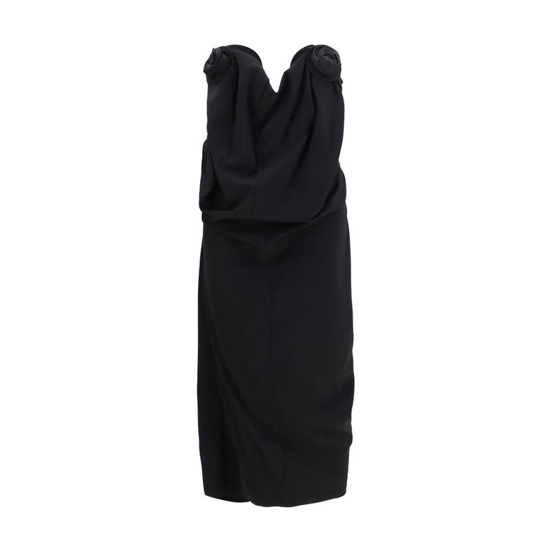 Magda Butrym Black Wool Oves Aries Cocktail Dress