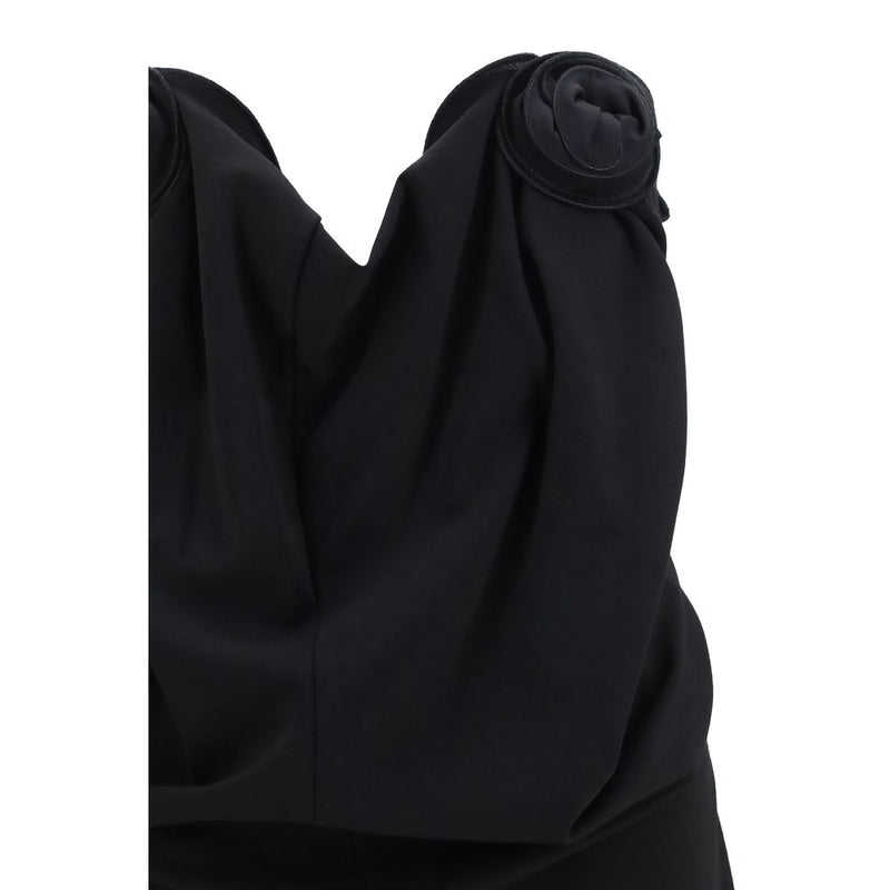 Magda Butrym Black Wool Oves Aries Cocktail Dress