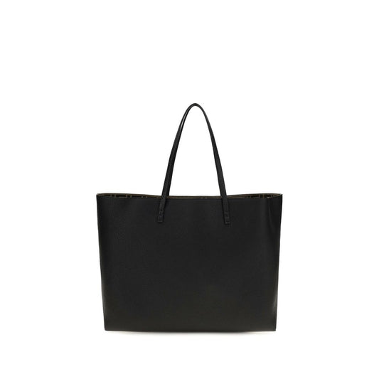 Fendi Black Calf Leather Bos Taurus Shoulder Bag
