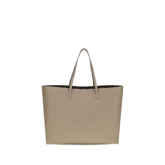 Fendi Beige Calf Leather Bos Taurus Shoulder Bag