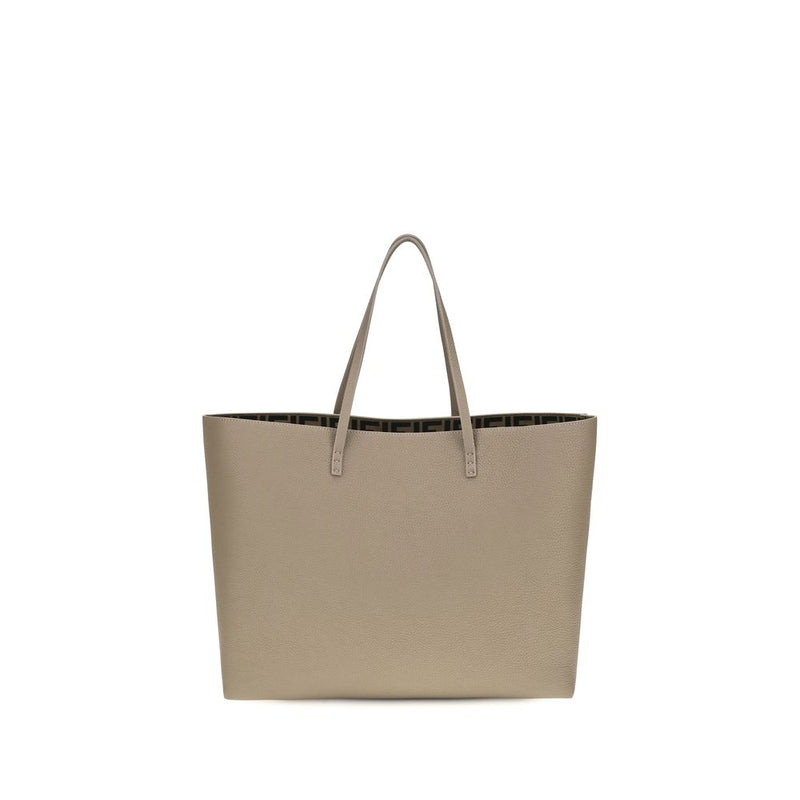 Fendi Beige Calf Leather Bos Taurus Shoulder Bag
