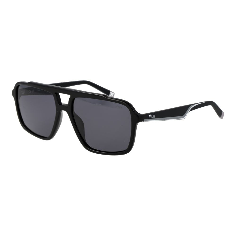 Lunettes de soleil Fila en plastique noir
