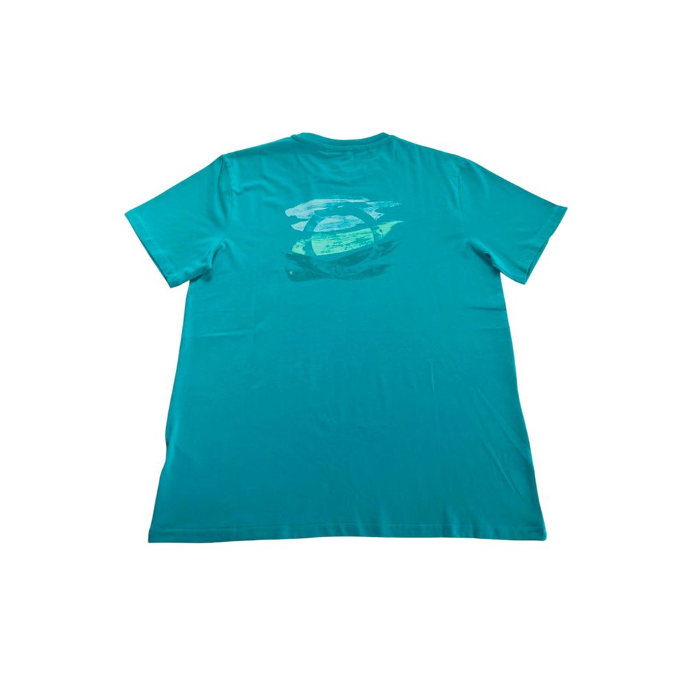 T-shirt homme en coton bleu clair Trussardi Beachwear