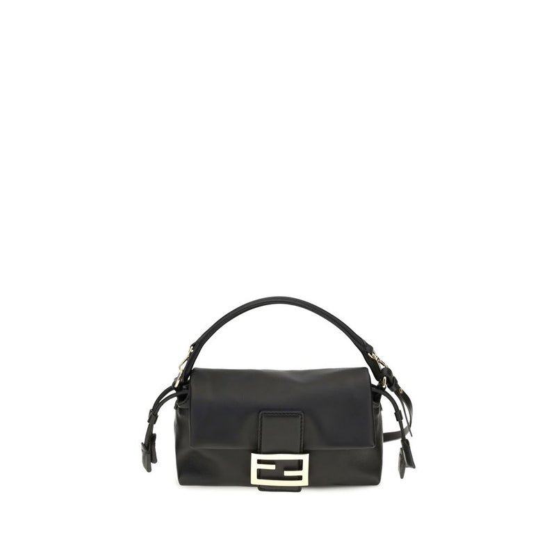 Fendi Black Lamb Ovis Aries Aries Shoulder Bag
