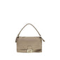 Fendi Beige Calf Leather Bos Taurus Shoulder Bag