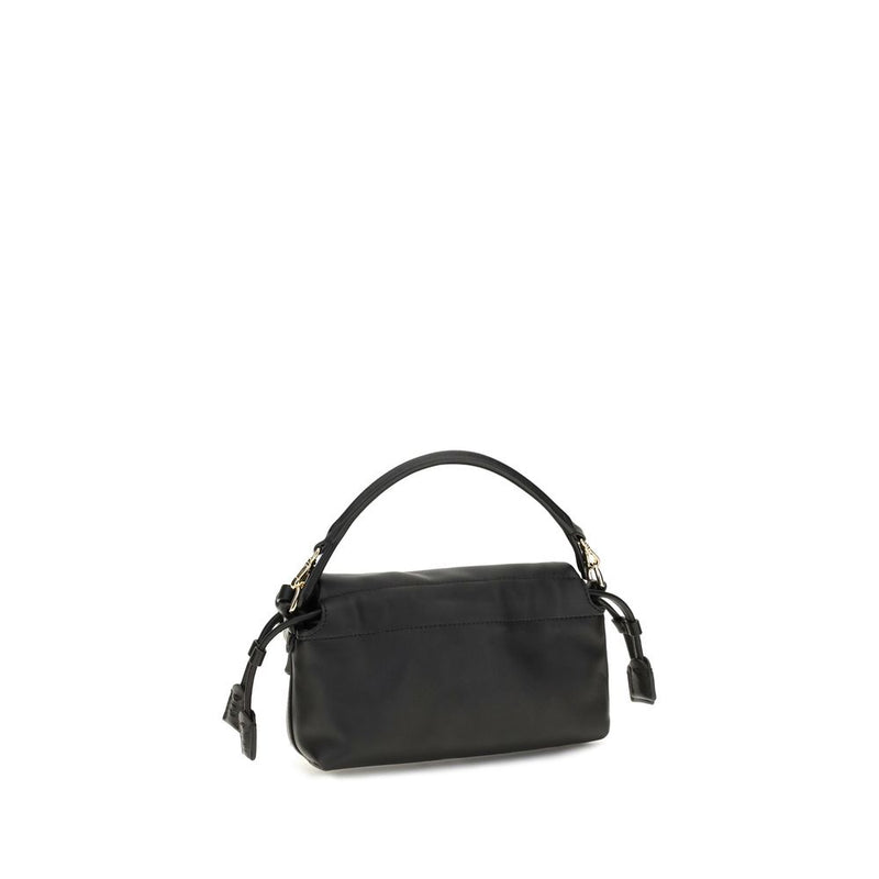 Fendi Black Lamb Ovis Aries Aries Shoulder Bag