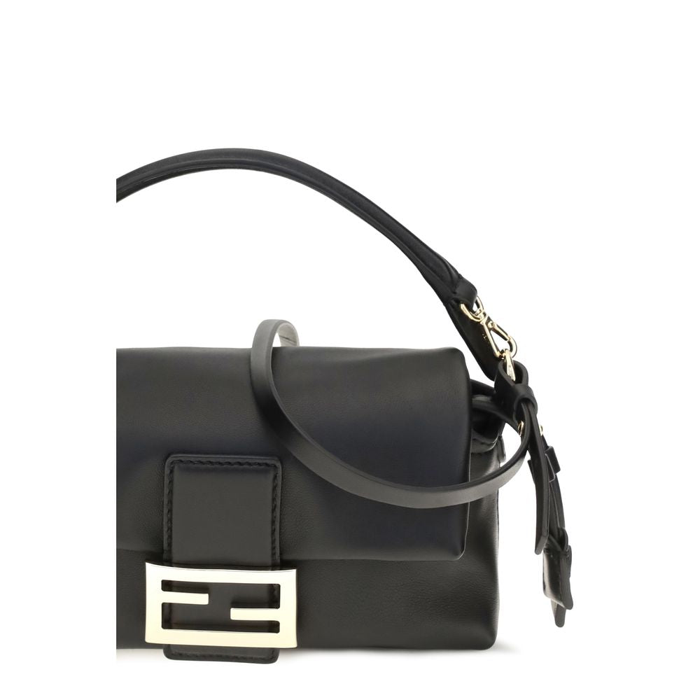 Sac bandoulière Fendi noir en agneau Ovis Aries Aries
