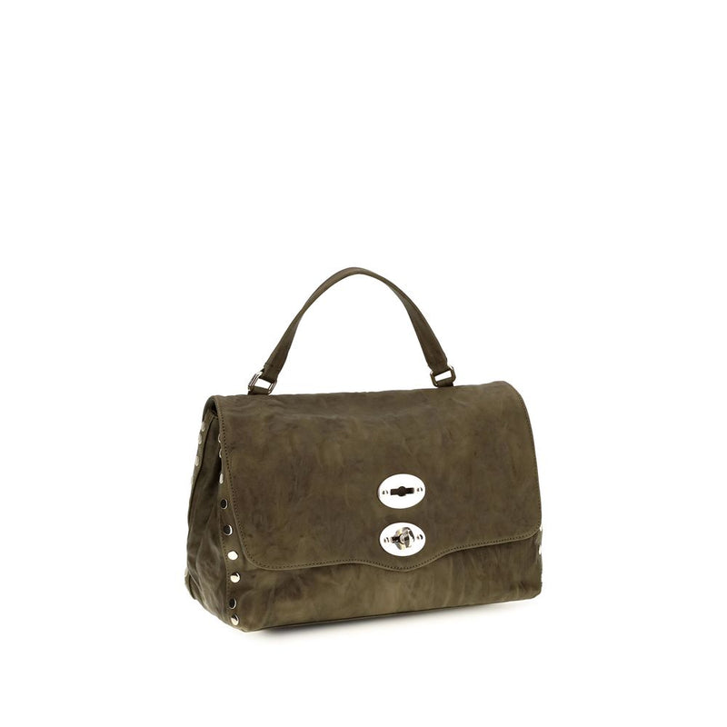 Zanellato Brown Suede Leather Shoulder Bag
