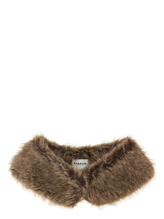 P.A.R.O.S.H. Brown Polyester Other Accessories
