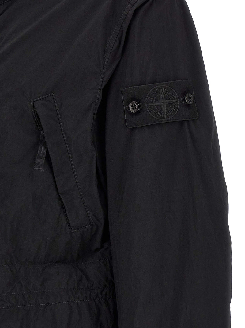 Stone Island Black Polyamide Shell Jacket