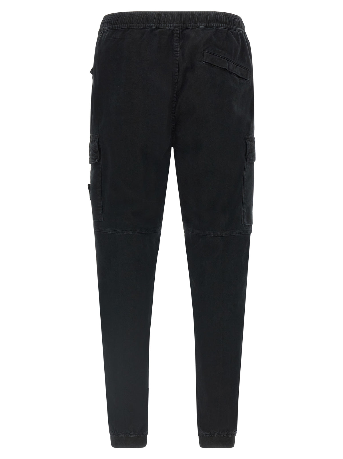 Pantalon cargo Stone Island en coton noir