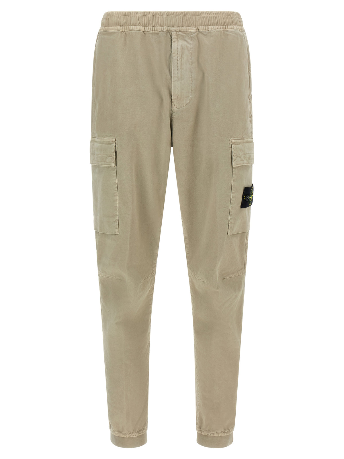Pantalon cargo Stone Island en coton beige