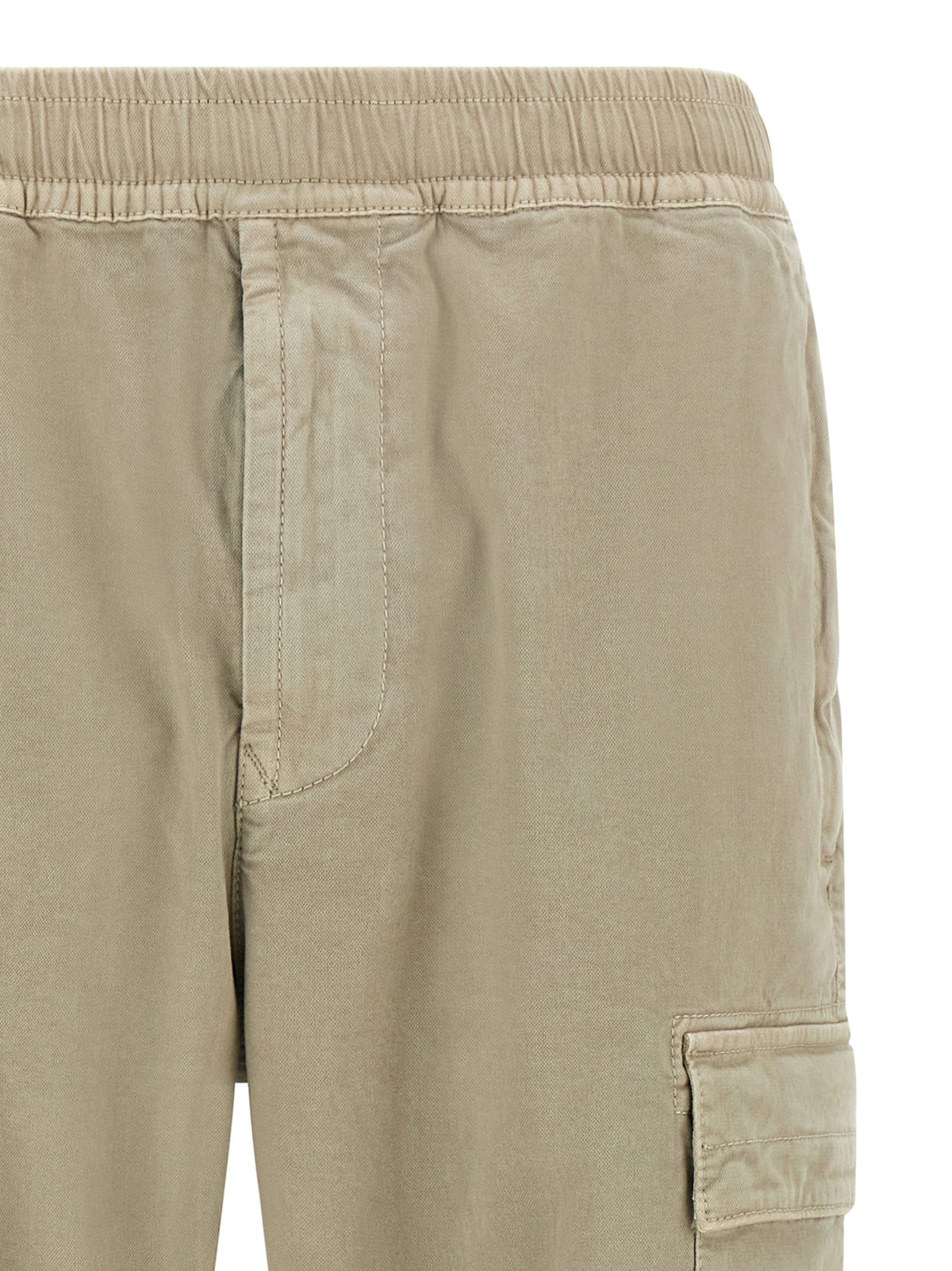 Pantalon cargo Stone Island en coton beige