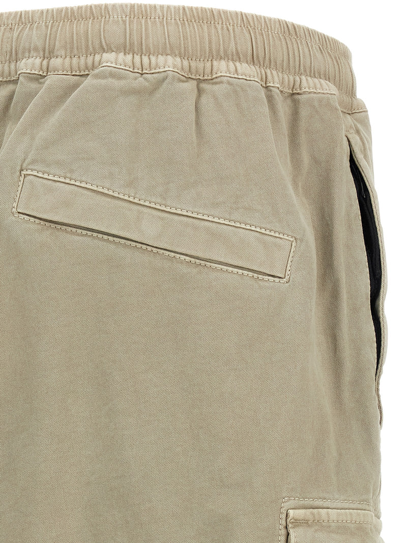 Stone Island Beige Cotton Cargo Pants