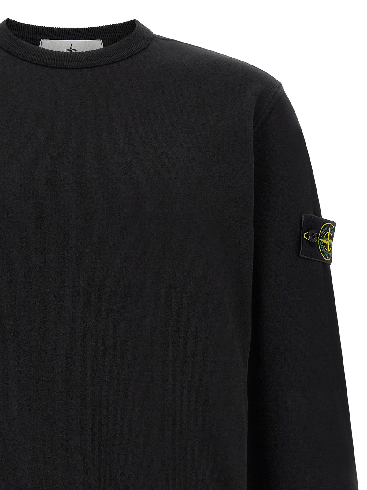 Sweat-shirt Stone Island en coton noir