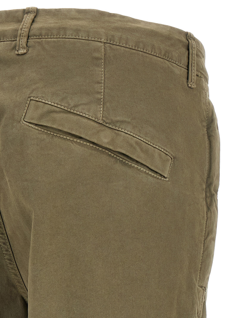 Stone Island Bicolor Cotton Cargo Pants