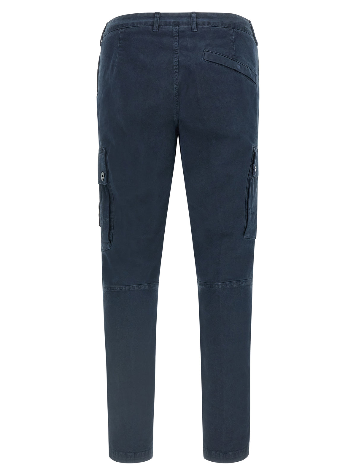 Pantalon cargo Stone Island en coton bleu