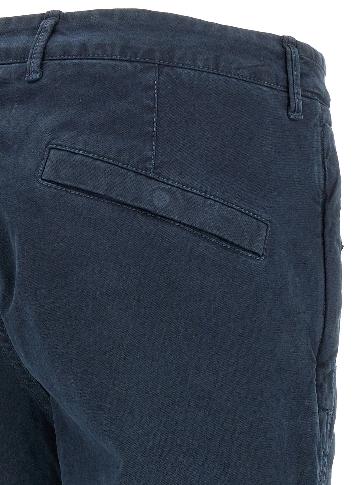 Pantalon cargo Stone Island en coton bleu