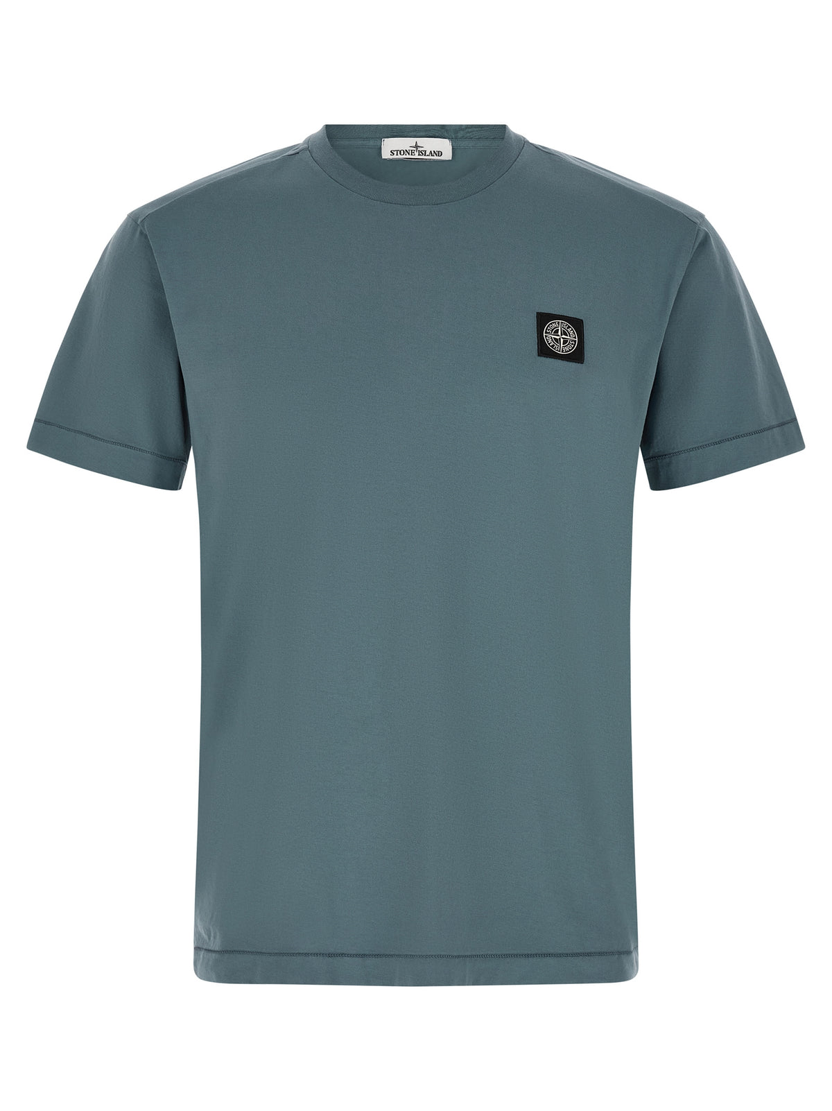 T-shirt Stone Island en coton bleu