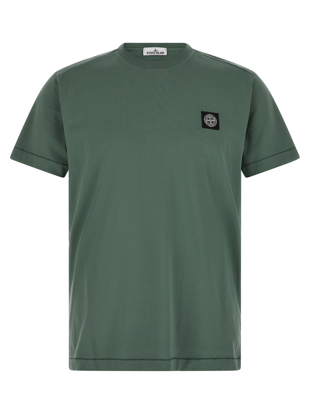 T-shirt bicolore en coton Stone Island