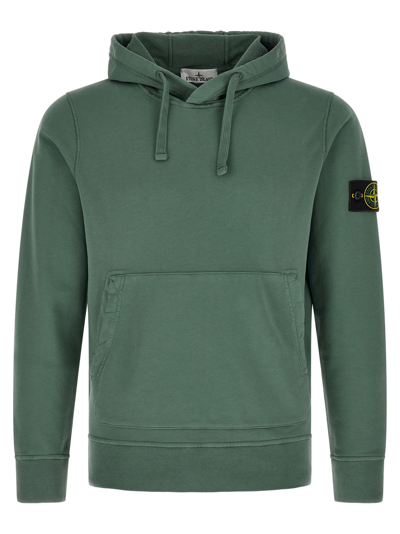 Stone Island Bicolor Cotton Sweatshirt
