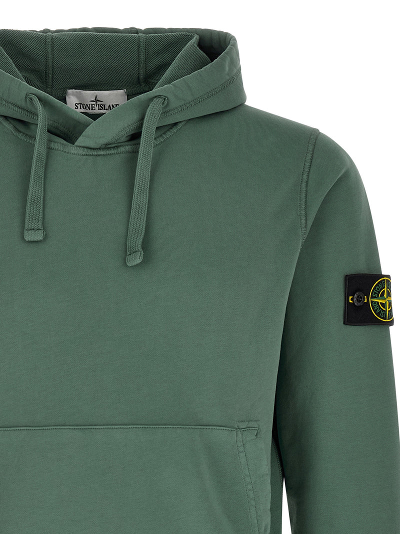 Stone Island Bicolor Cotton Sweatshirt