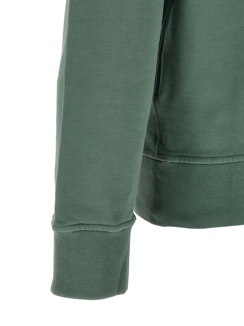 Stone Island Bicolor Cotton Sweatshirt