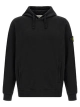 Sweat-shirt Stone Island en coton noir