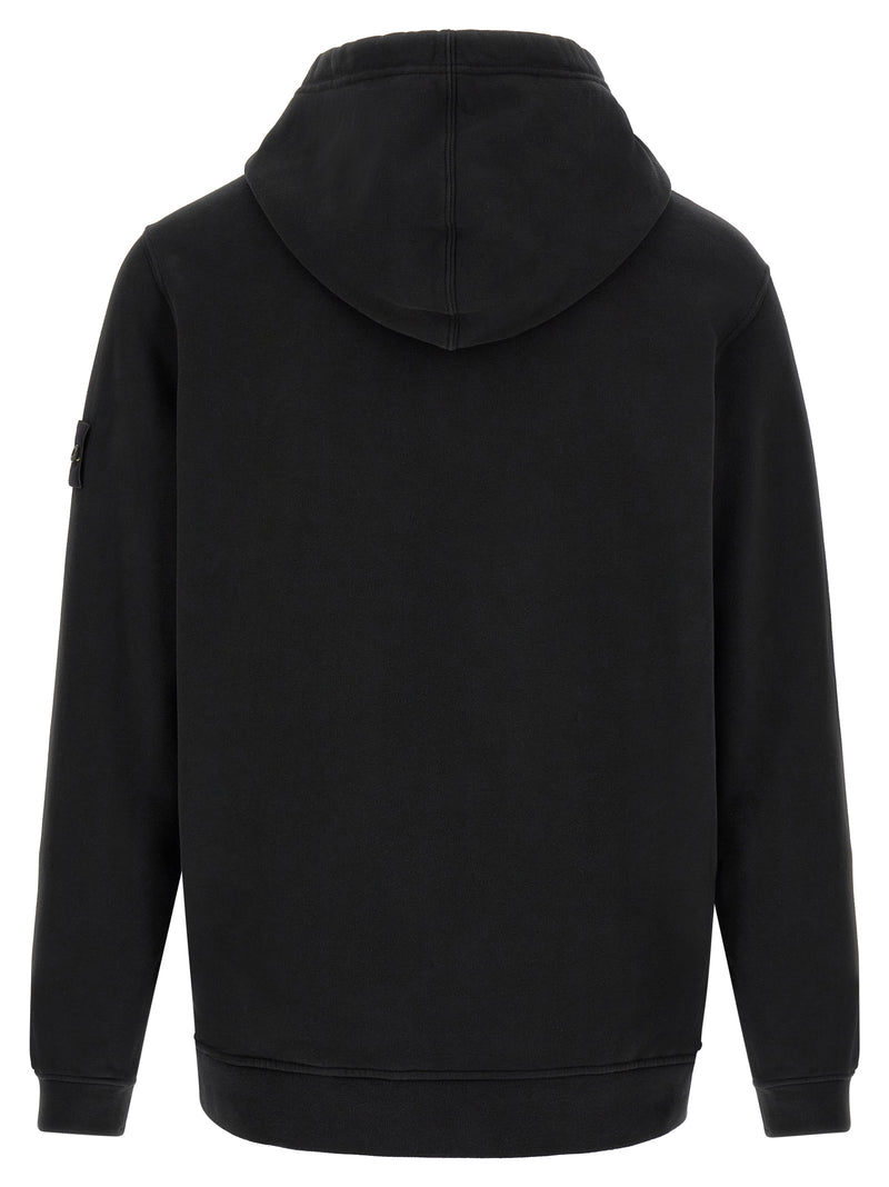 Stone Island Black Cotton Sweatshirt