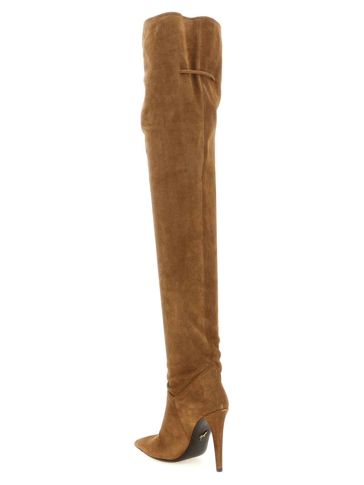 Giuseppe Zanotti Cuissardes en veau marron