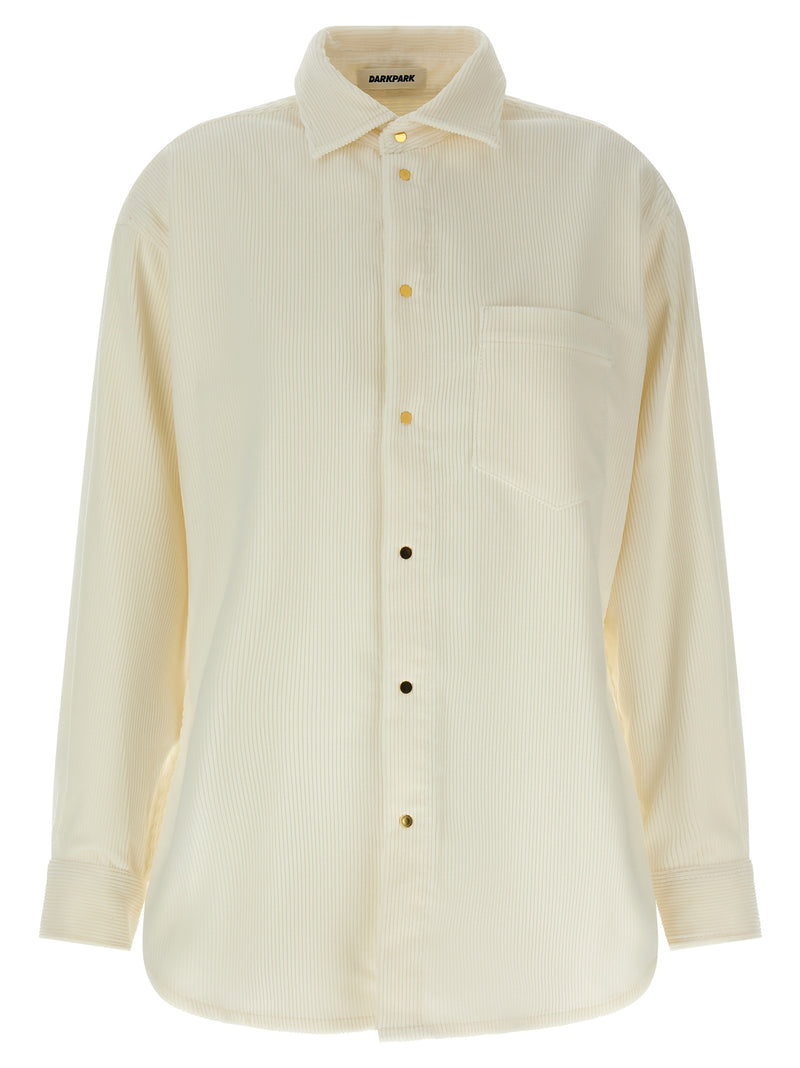 Darkpark White Cotton Blouse